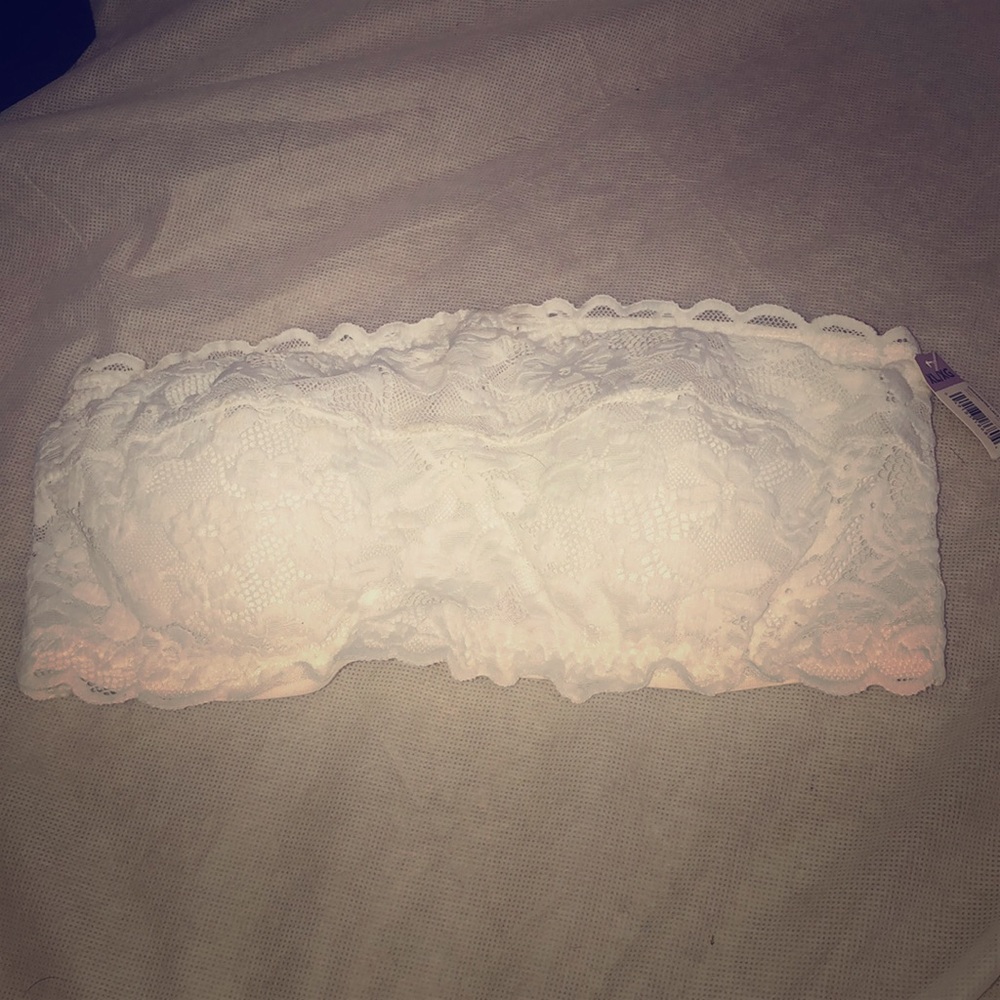 New with Tags White Lace Bandeau